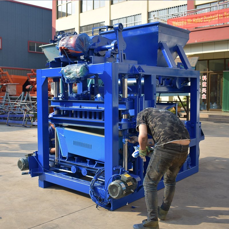 qt4-25 cement brick making machine terracotta brick making machine&block making machine
