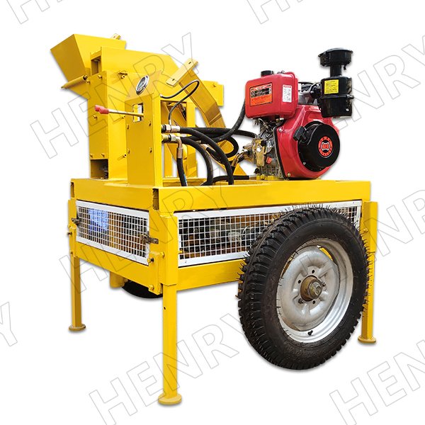Diesel Power M7M1 Hydraulic Interlocking Clay Mud Brick Block Making Machine manual red clay brick machine