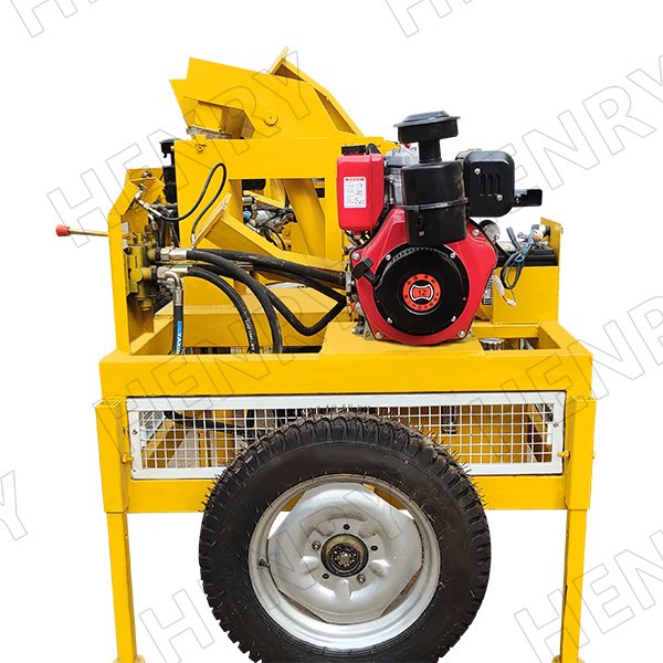 Diesel Power M7M1 Hydraulic Interlocking Clay Mud Brick Block Making Machine manual red clay brick machine