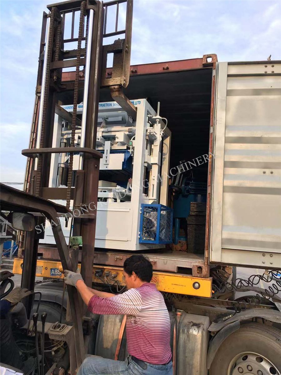 Kaidong QT4-23A low price best quality semi automatic concrete brick machine price list and block making machine