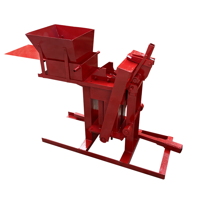 hot hand press interlock block machine manual clay brick making machine