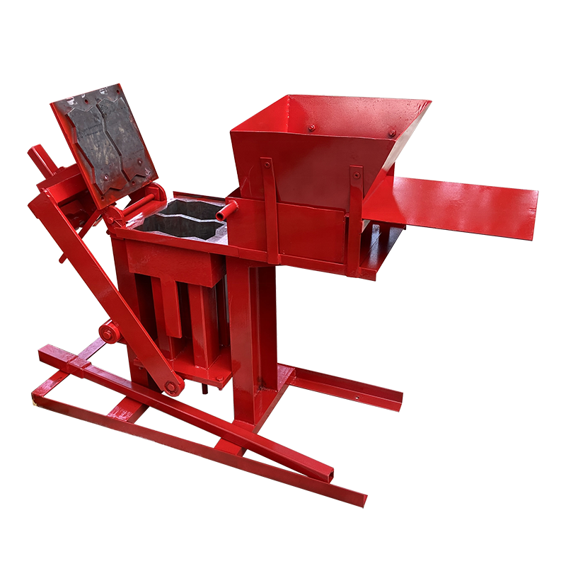hot hand press interlock block machine manual clay brick making machine
