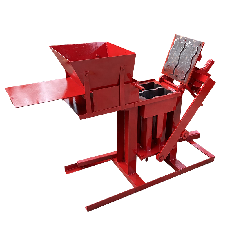 hot hand press interlock block machine manual clay brick making machine