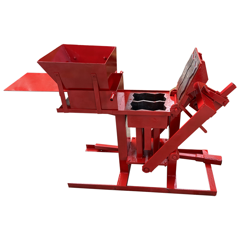 hot hand press interlock block machine manual clay brick making machine