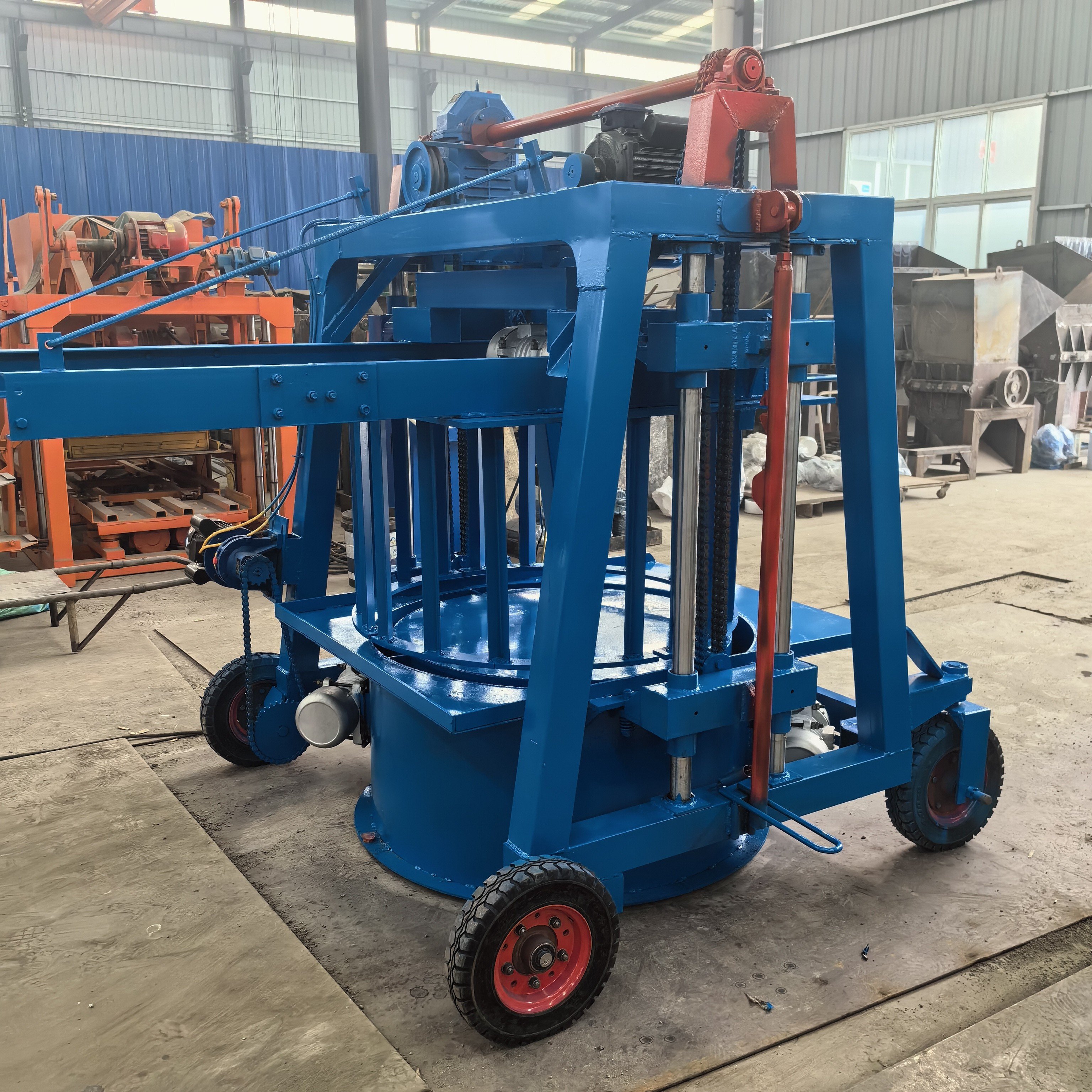 Farmland irrigation, water conservancy canal, cement paver, ring well brick forming machine