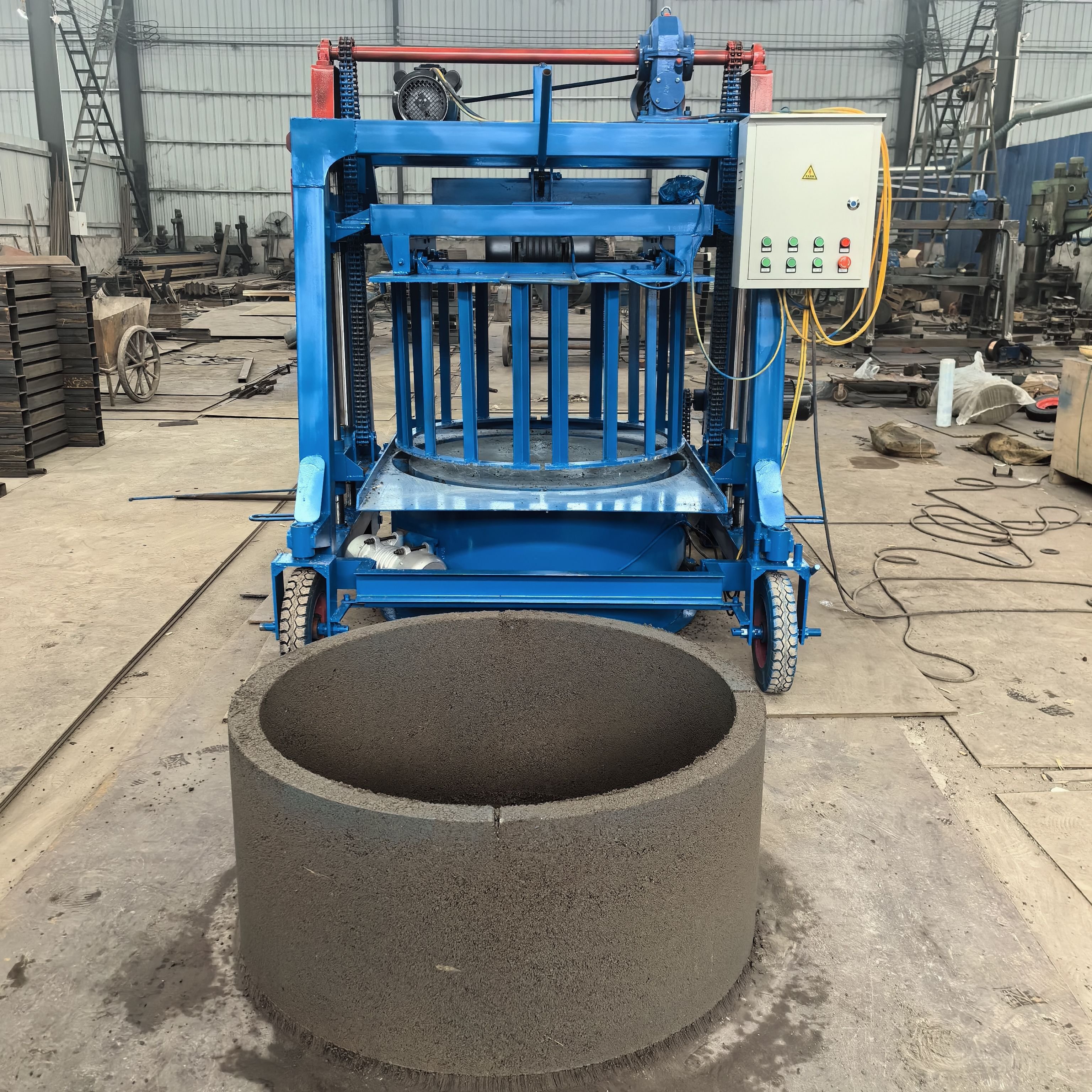 Farmland irrigation, water conservancy canal, cement paver, ring well brick forming machine