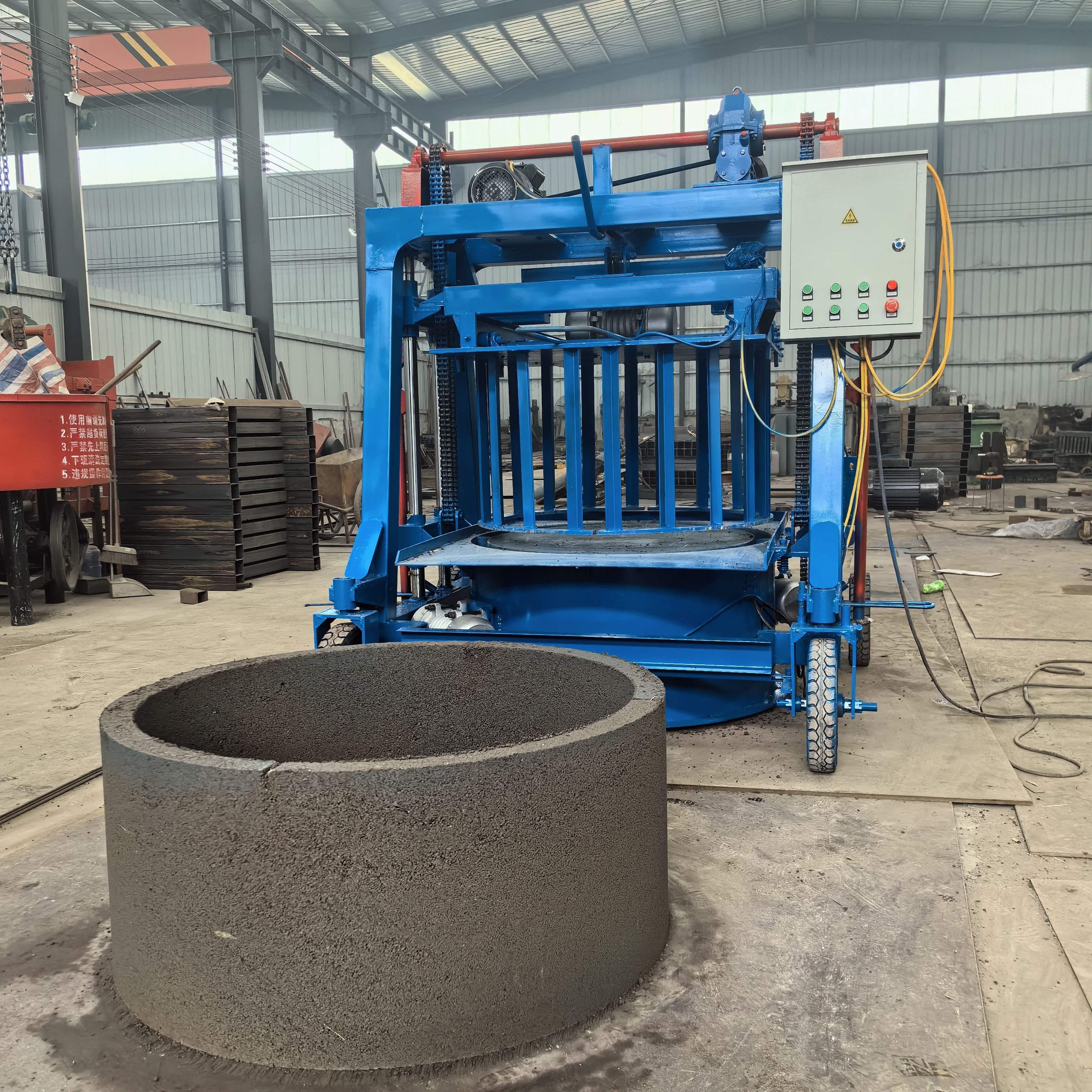 Farmland irrigation, water conservancy canal, cement paver, ring well brick forming machine