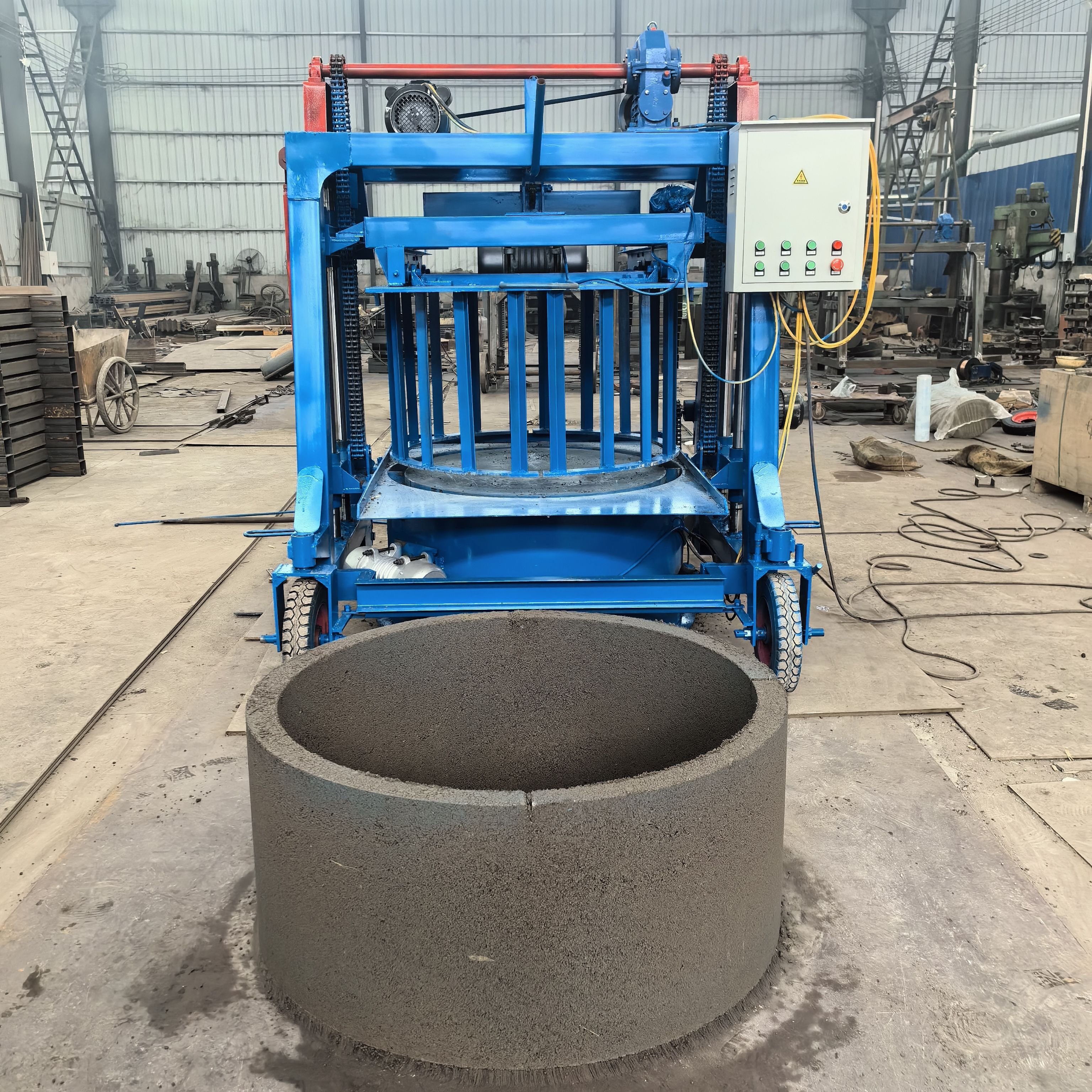 Farmland irrigation, water conservancy canal, cement paver, ring well brick forming machine
