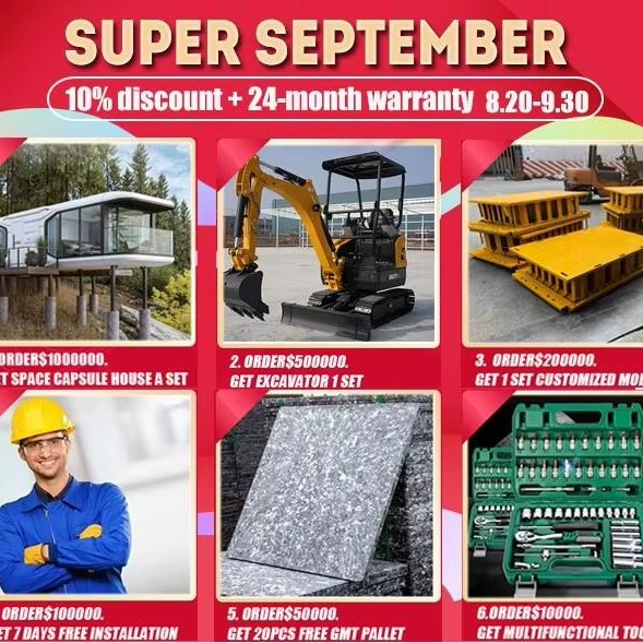QT4--24 concrete hollow block brick making machinery small machines for home business
