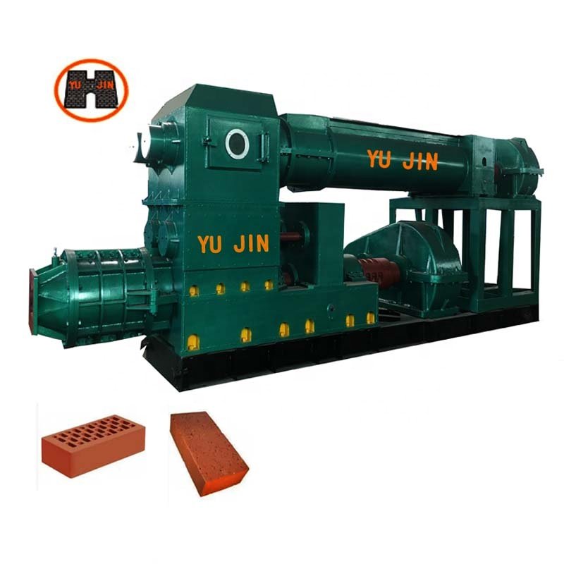 Brick Making Machinery JKB50E Fully Automatic Mud Vacuum Extruder Hollow Red Clay Brick Making Machinery