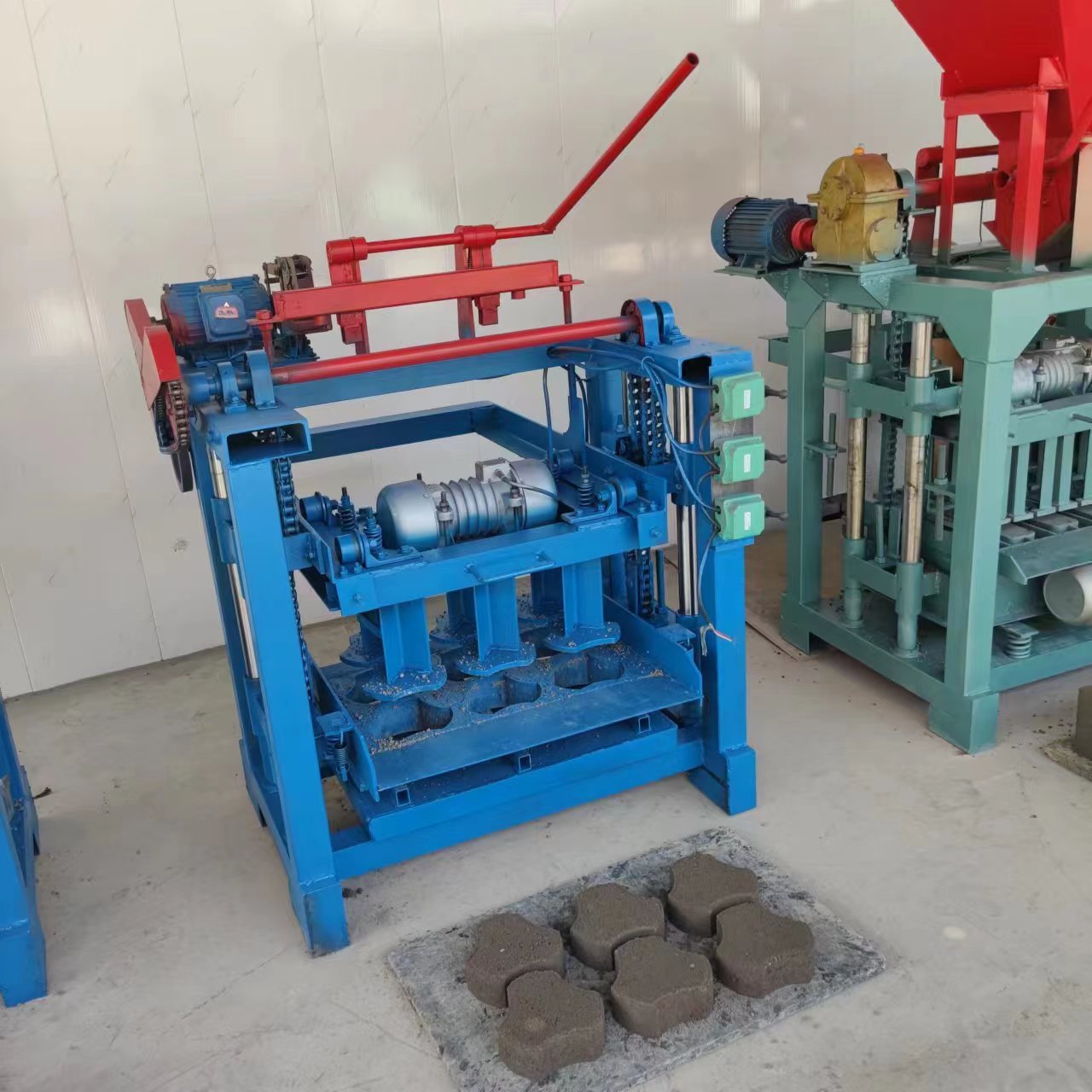 Brick Making Machine Hand Press Brick Making Machine Soil Cement Manual Interlocking Light Weight Brick Making Machine