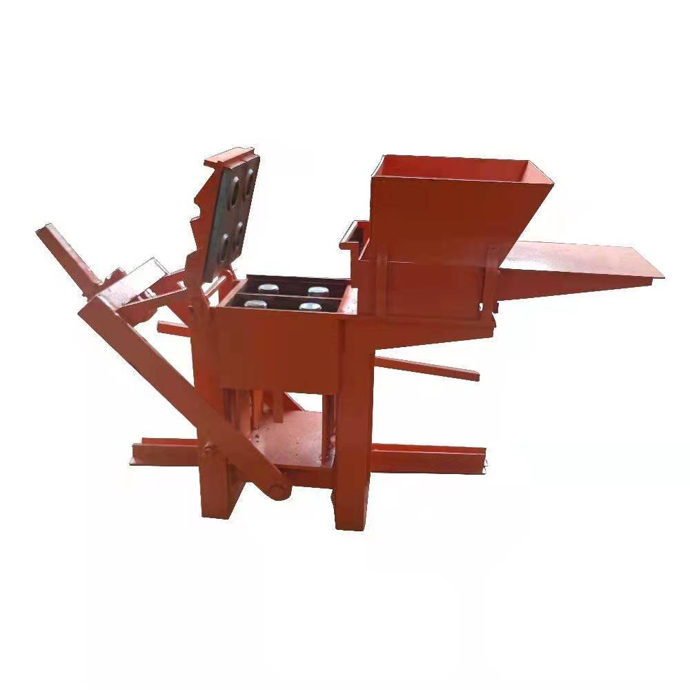 Clay interlocking brick earth block making machine manual compressed soil clay brick making machine