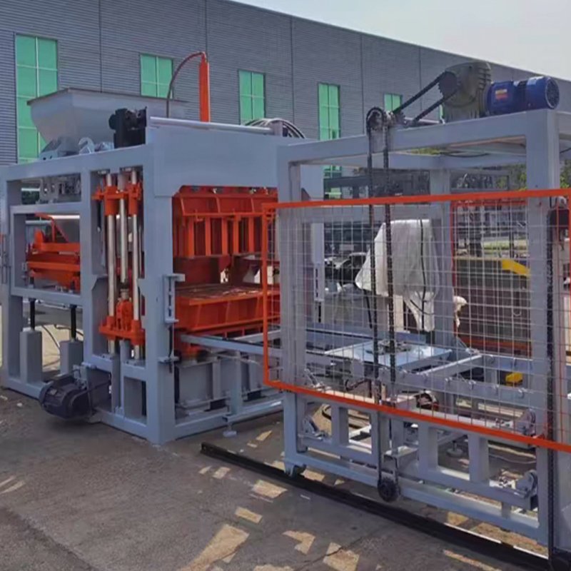 qt4-15 manual interlocking brick making machine block molding machine interlocking brick mold