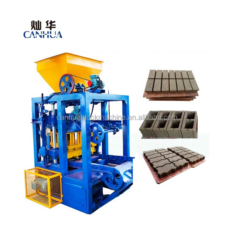 Simple Operation for Medium and Small Businesses. QT4-24 Semi-Automatic brick making machine south africa price.