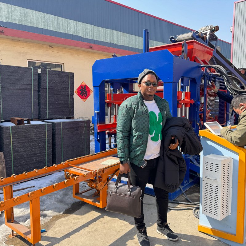 QT4-15 automatic color paver brick making machine for sale