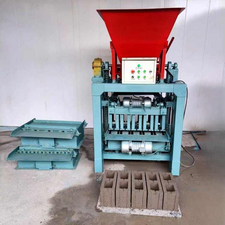 Hot sale cement block brick making machine mobile manual machine hollow brick making machine
