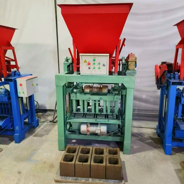 Hot sale cement block brick making machine mobile manual machine hollow brick making machine