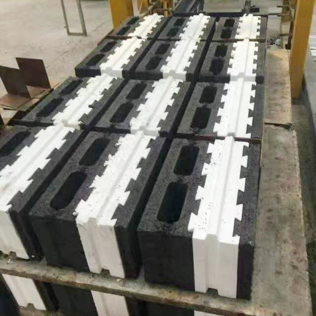 QT8-15 automatic hydraulic insulated concrete block making machine for eps foam cement blocks