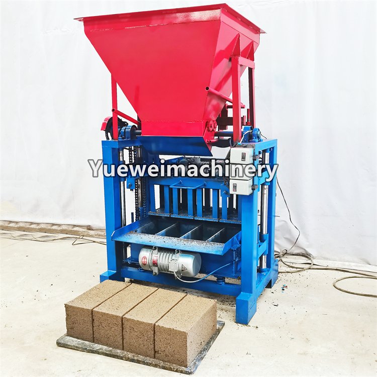 Popular High Production Easy to Operate Semi-Automatic Interlocking Cement Block Brick Making Machine for Sale