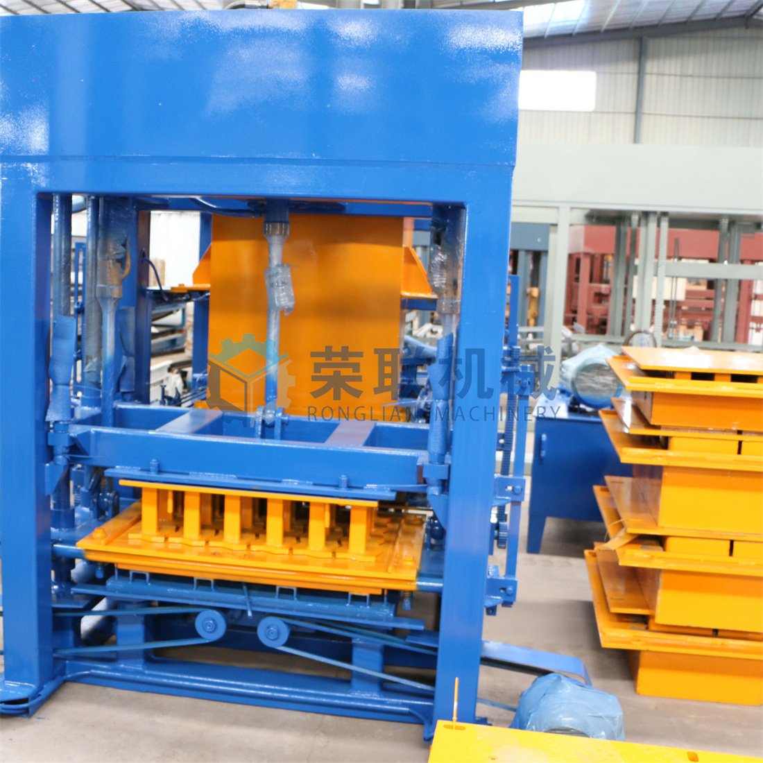 brick making machine QT4-25 Fully automatic hydraulic concrete block machine