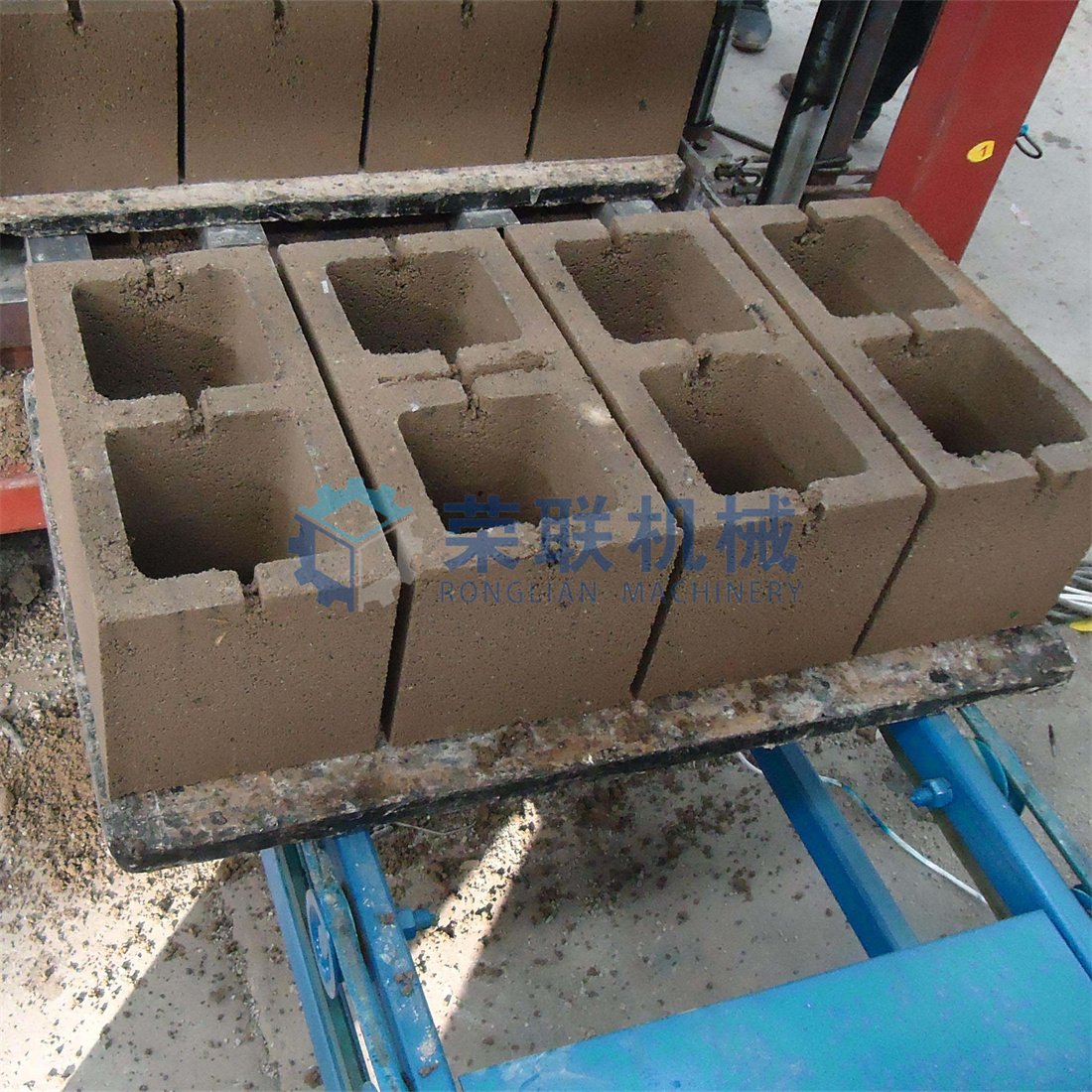 brick making machine QT4-25 Fully automatic hydraulic concrete block machine