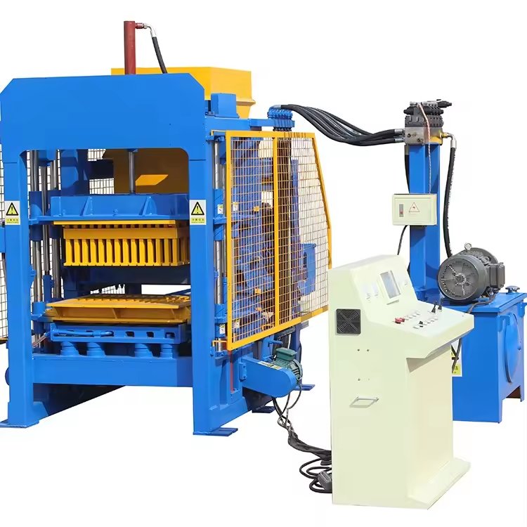 clay brick making machine QT4-15 fully automatic cement block bricks making machine hollow block machine