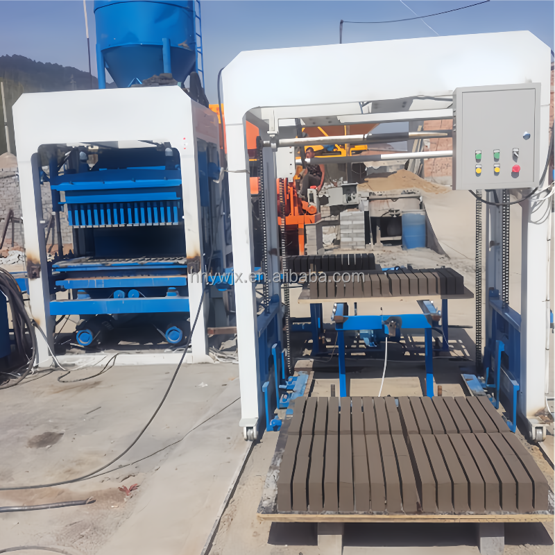 automatic brick making machine for bangladesh hollow brick making machine/cement interlock Parking lot lawn brick machine