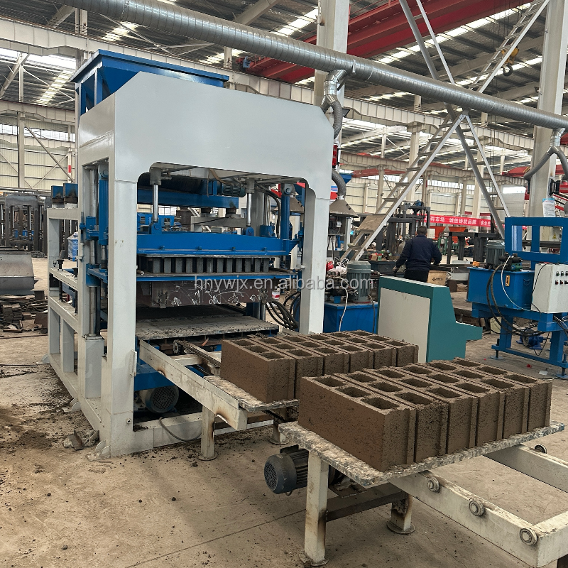 automatic brick making machine for bangladesh hollow brick making machine/cement interlock Parking lot lawn brick machine