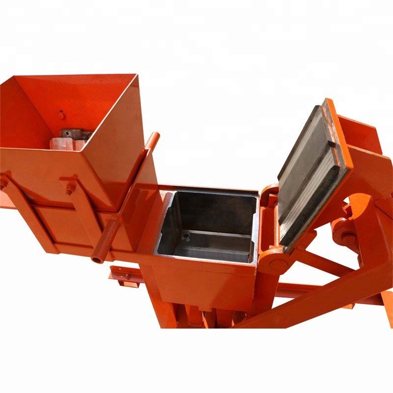 QMR 2-40 small clay mud soil earth interlocking bricks making machine for make interlock soil earth bricks