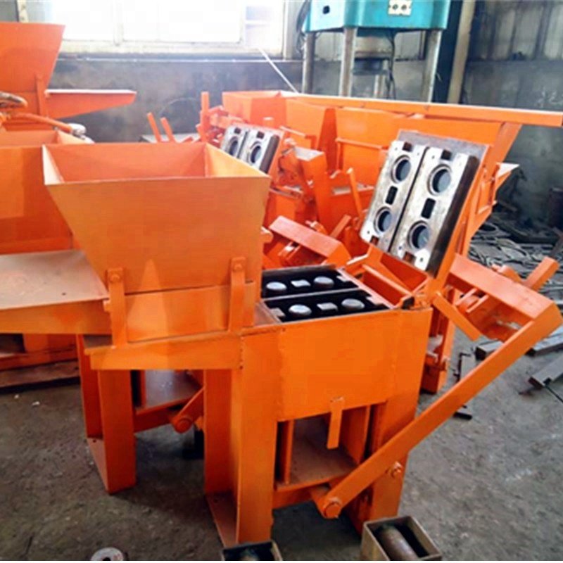 QMR 2-40 small clay mud soil earth interlocking bricks making machine for make interlock soil earth bricks