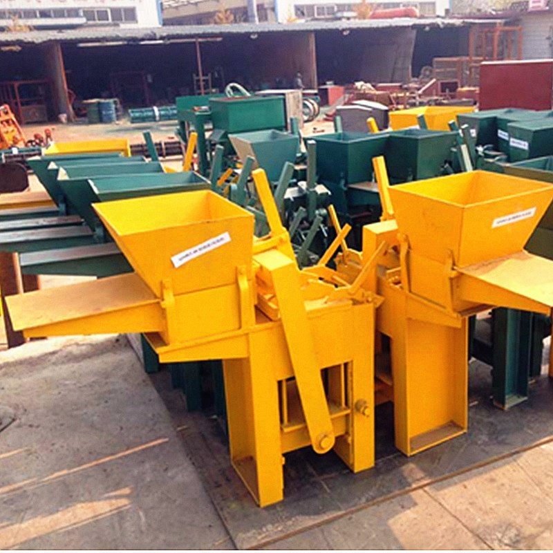 QMR 2-40 small clay mud soil earth interlocking bricks making machine for make interlock soil earth bricks