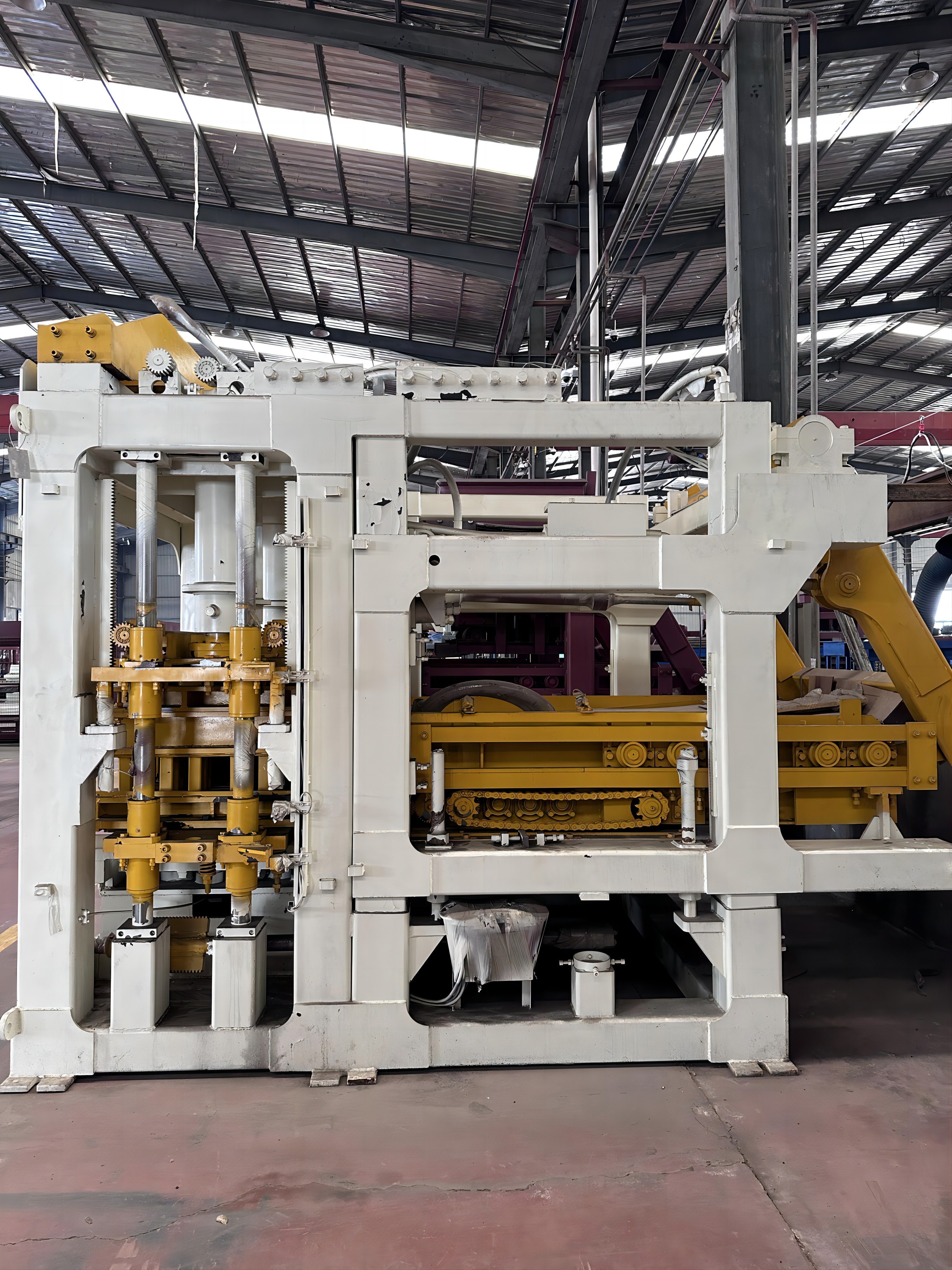 Brick machine automatic fire fly ash brick vacuum extruder soil brick making machine