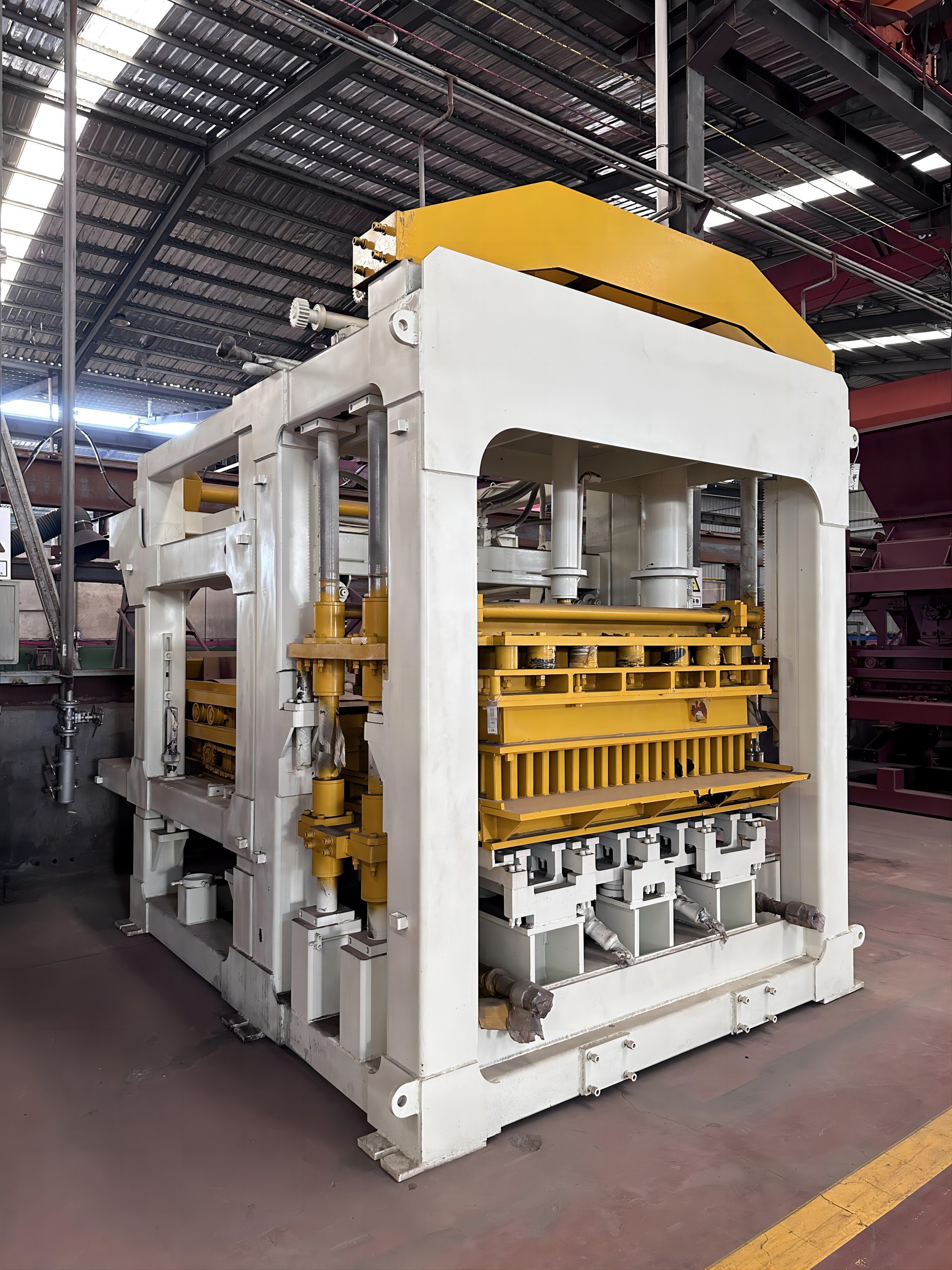 Brick machine automatic fire fly ash brick vacuum extruder soil brick making machine