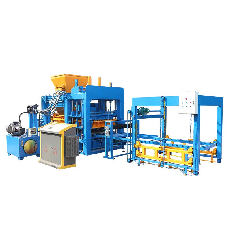 Automatic Hydraulic Qt10-15 Concrete Slab Making Machine Road Brick Paving Machine