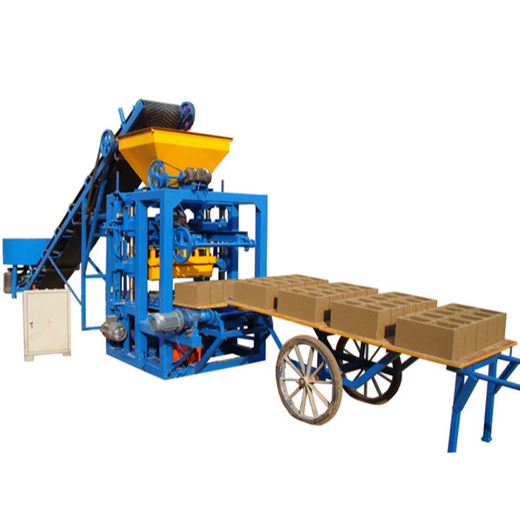 Cheap machines To Make Money QT 4-26 Low Investment High Profit Cement Concrete Block brick making machine