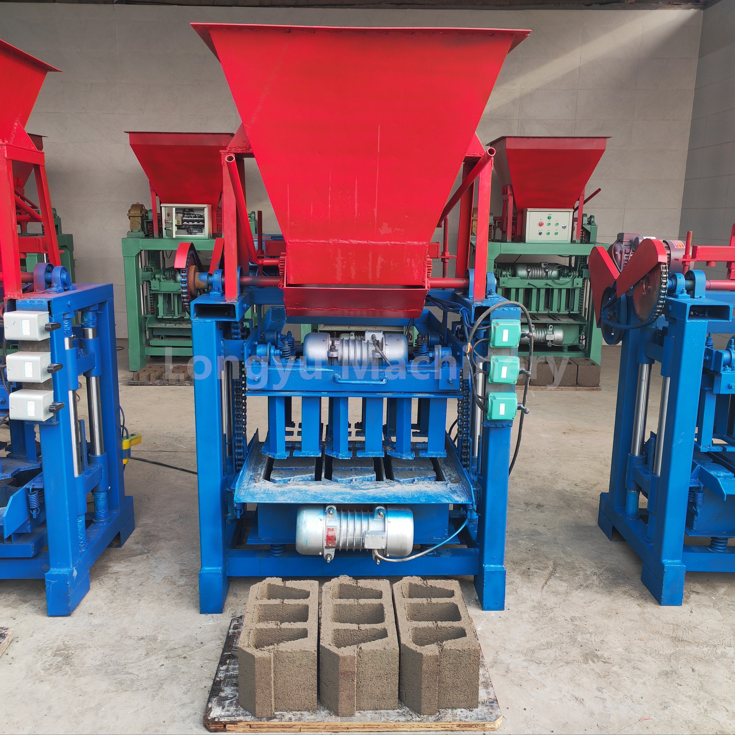 Multi functional cement block brick making machine with good quality and low price for sale in Congo