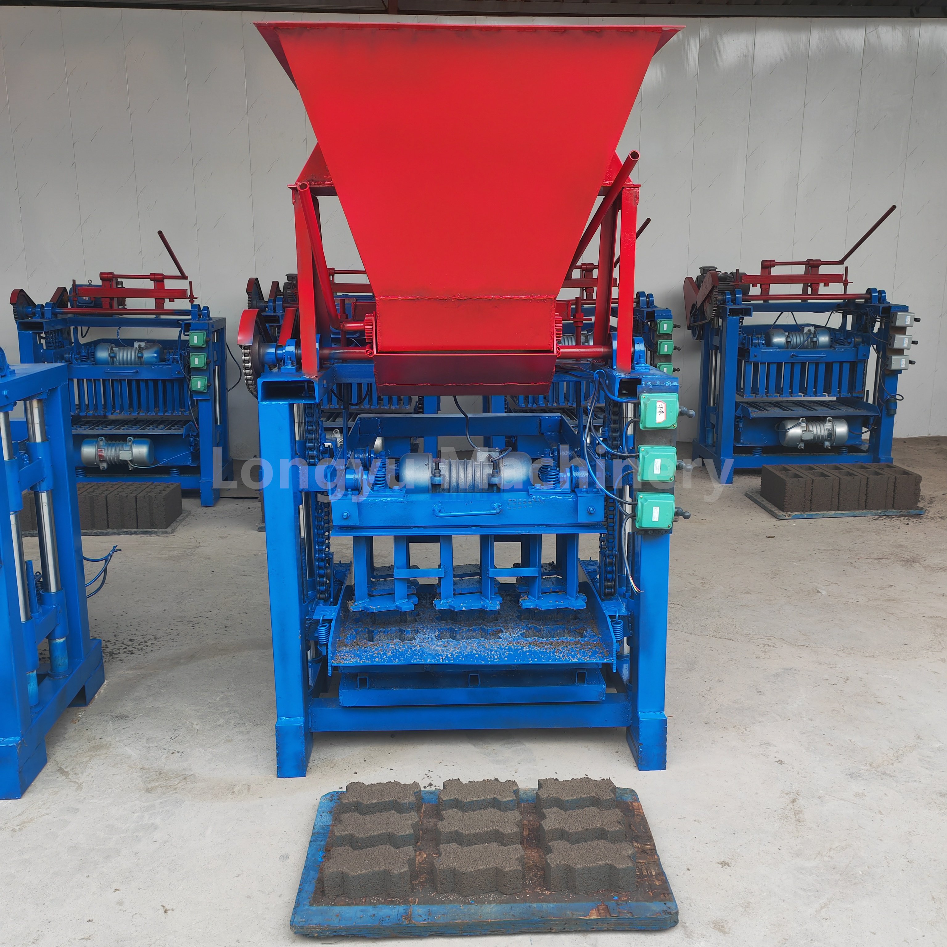 Multi functional cement block brick making machine with good quality and low price for sale in Congo