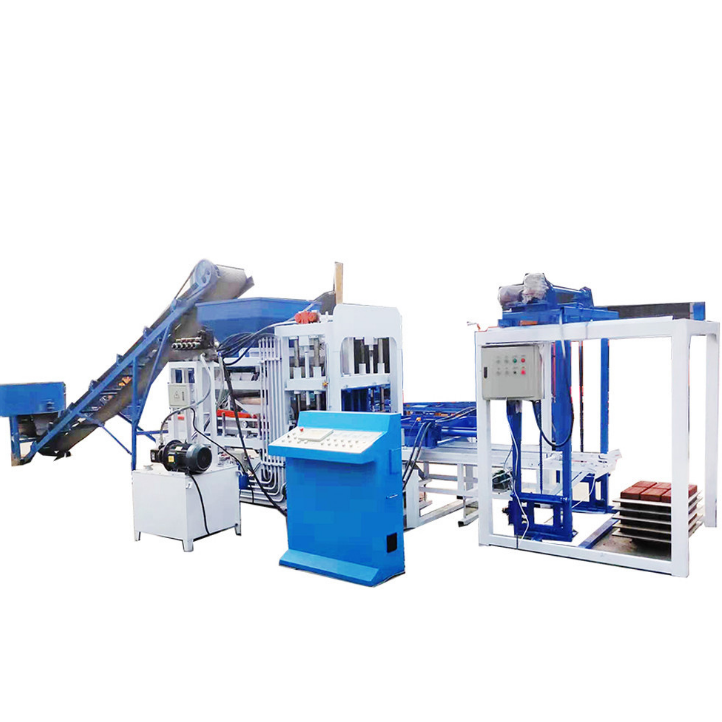 QT4-15 fully automatic cement block bricks making machine hollow block machine interlocking brick machine