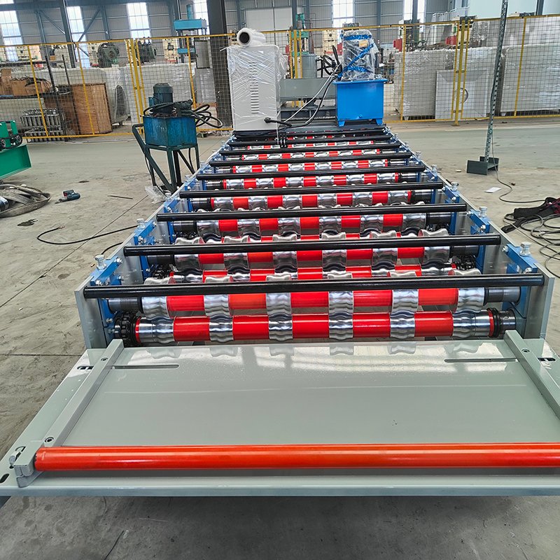 Tile Making Machinery Metal Steel Sheet Roll Roofing Floor Tile Press Glazed Corrugated Galvanized Ceramic Forming Machine