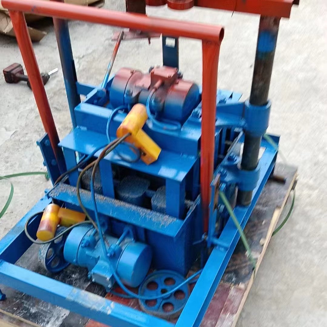 BY2-25 Clay semi-automatic brick making machine Hand press clay interlocking brick machine brick machine