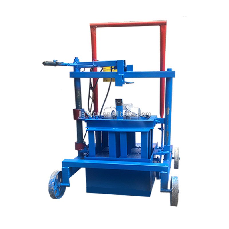 Hot small Manual Block Moulding Machine Mobile Manual Brick Making Machinery In Easy To Operate Concrete Brick Making Machine