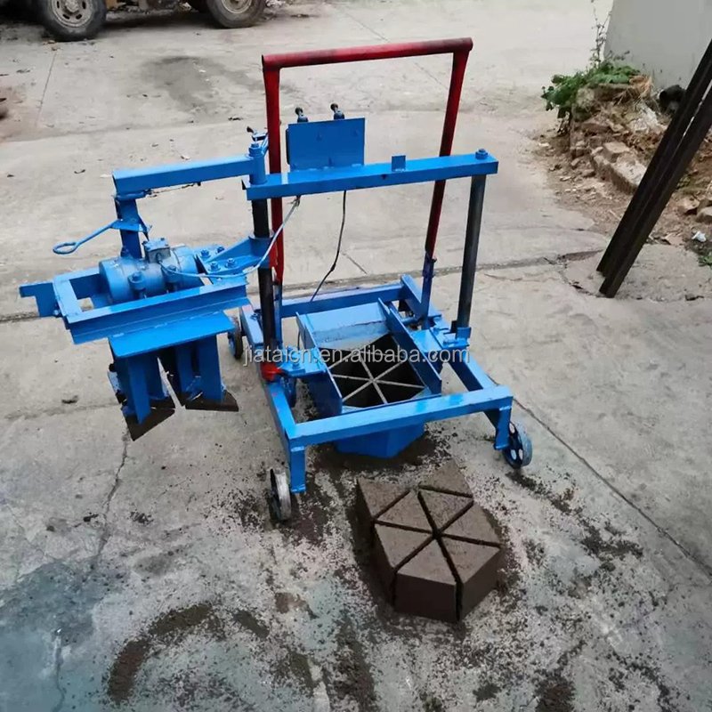 Hot small Manual Block Moulding Machine Mobile Manual Brick Making Machinery In Easy To Operate Concrete Brick Making Machine