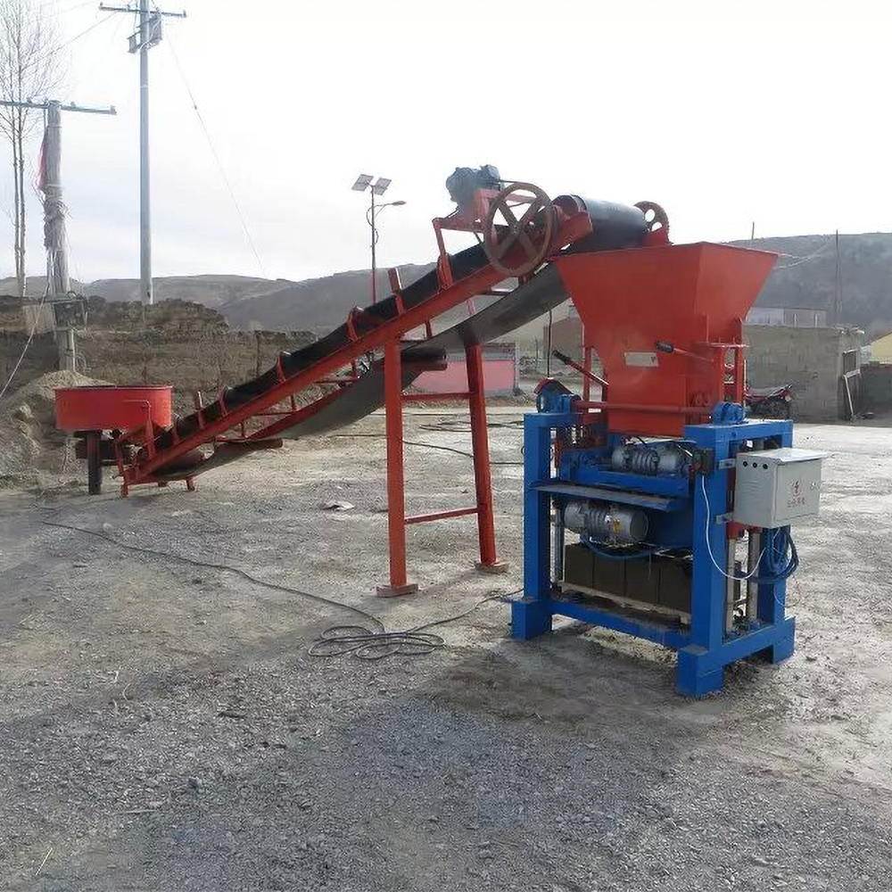 Low Cost Press Concrete Block Interlock Brick Making Machine