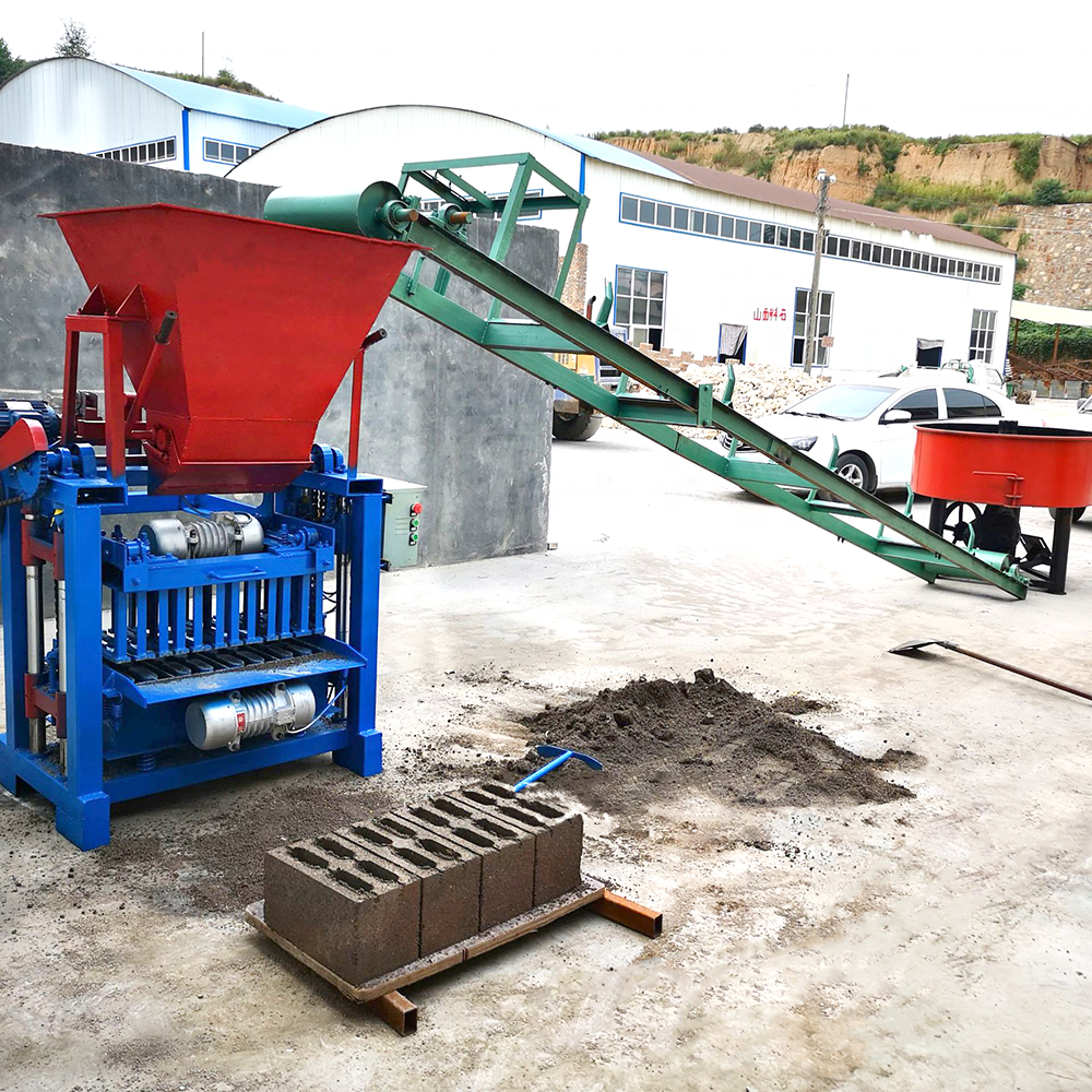 Low Cost Press Concrete Block Interlock Brick Making Machine