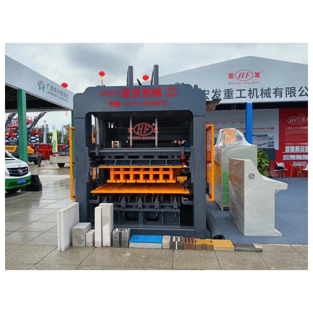 Low price QT12-15 concrete hollow brick making machinery for sale