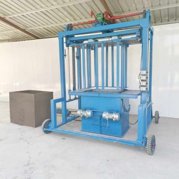 Hollow cement interlocking brick making machine automatic car egg making concrete block machine