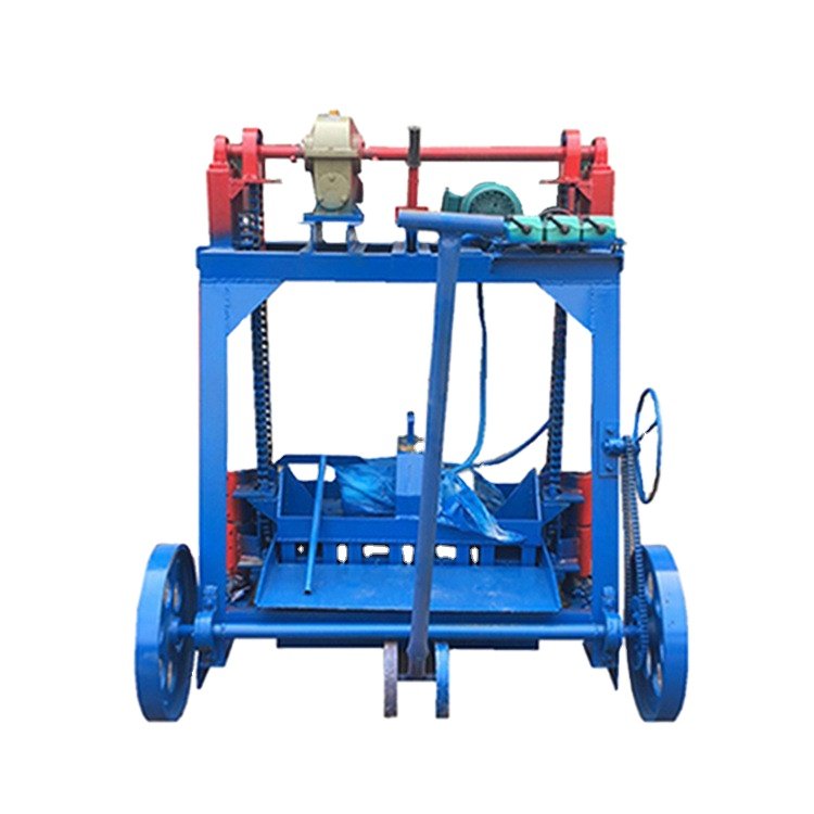 Widely used low price Semi-Automatic Handheld Operated Concrete Hollow Block Cement Hollow Brick Making Machine