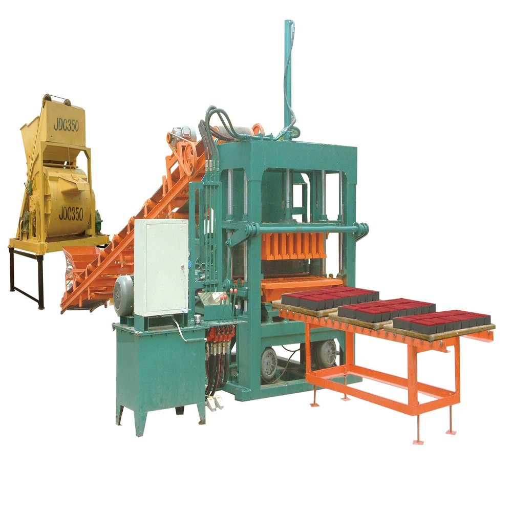 QT5--20 fly ash automatic concrete interlock block making machine low cost Hollow Brick Making Machine