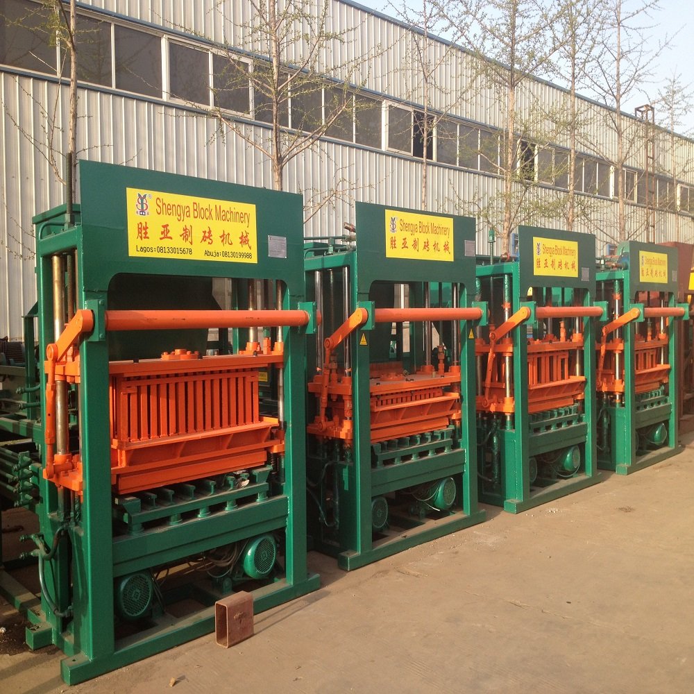 QT5--20 fly ash automatic concrete interlock block making machine low cost Hollow Brick Making Machine