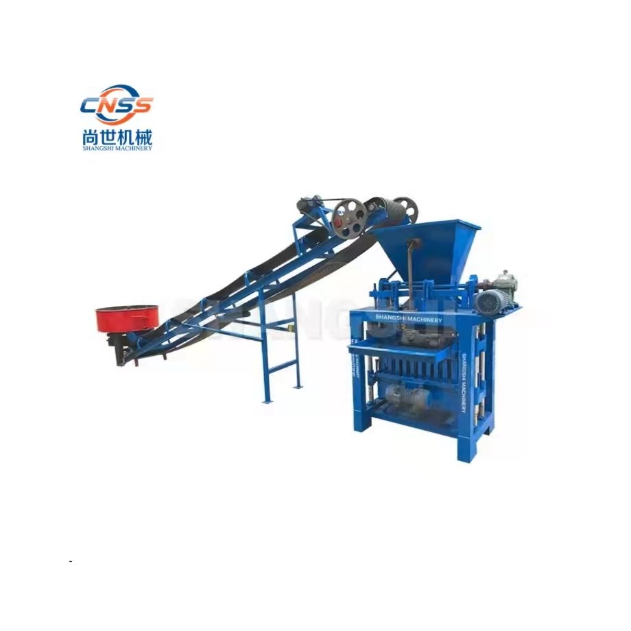 QMJ4-35C automatic concrete cement hollow block solid brick making machine production line